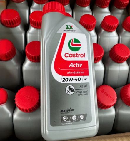 Nhớt Castrol Activ 20W40 1L dành cho xe số